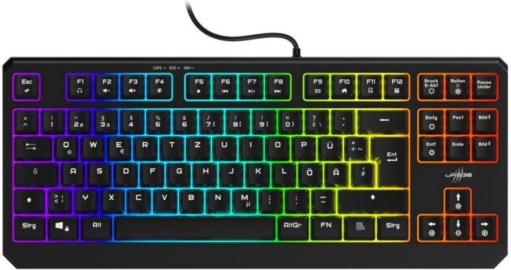 Геймърска клавиатура HAMA-217818 urage Exodus 220 Illuminated Black